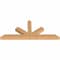 Ekena Millwork Saratoga Timber Gable Bracket, Western Red Cedar, 84"W x 35"H x 5 1/2"D x 5 1/2"F, 10/12 Pitch GBW084X35X0606SAR00SWR - alternate 4